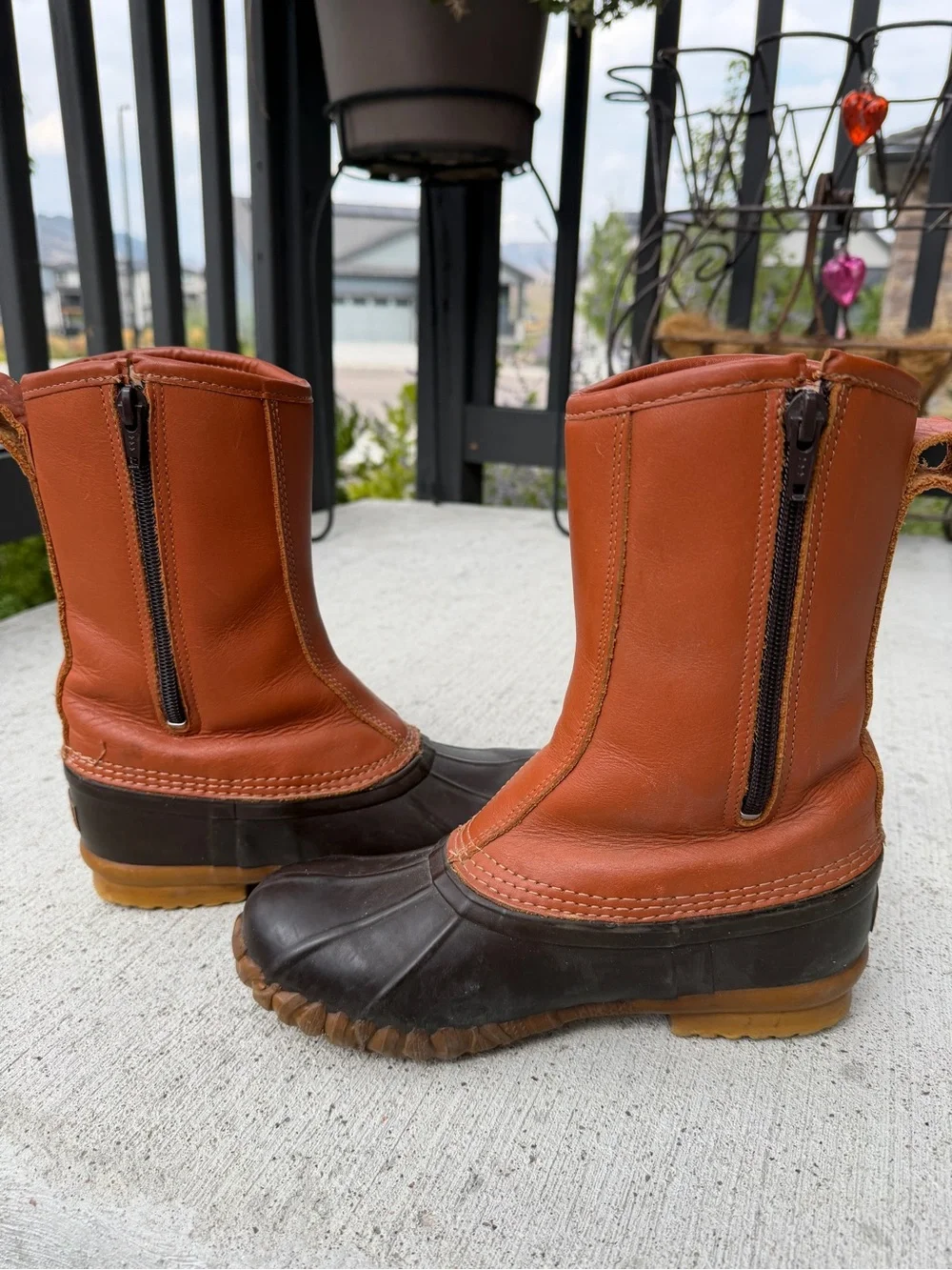 Cabela's Thinsulate Zippered Duck Boots Men’s Size 7